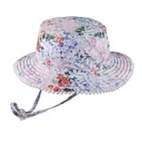 Millymook Girls Bucket Floral Kids Bucket Hat size 5 year-old reversible - Picture 2 of 5